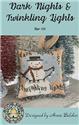 Pattern, Dark Nights & Twinkling Lights by Annie Beez Folk Art