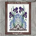 Pattern, Irises In The Garden by Works by ABC