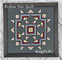 Pattern, Broken Star Quilt by Works by ABC