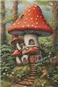Pattern, Mini Toadstool House 1 by Artecy Cross Stitch
