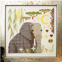 Pattern, African Savanna Elephant by Lindy Stitches