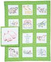 Stamped Stitchable, Noah’s Ark Nursery Quilt Blocks by Jack Dempsey