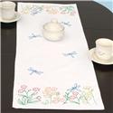 Stamped Stitchable, Dragonflies Table Runner by Jack Dempsey