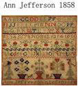 Pattern, Ann Jefferson 1858 by Just Stitching Along