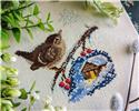 Pattern, Snowy Winter Wren by StitchSprout Cross Stitch