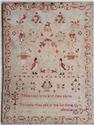 Pattern, Christiana Turner, 1855, a Yorkshire reproduction sampler by Crowsfeetstitching