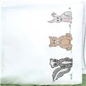Stamped Stitchable, Woodland Animals Children’s Pillowcase by Jack Dempsey