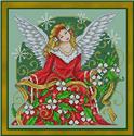 Pattern, Festive Yuletide Angel by Joan Elliott Design