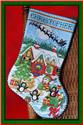 Pattern, North Pole Stocking by Joan Elliott Design