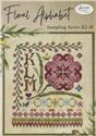 Pattern, Floral Alphabet Sampling Series - KLM by Jeannette Douglas Designs