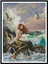 Pattern, The Mermaid and the Ship (Crop) by Artecy Cross Stitch