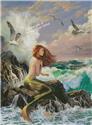 Pattern, The Mermaid and the Ship (Large Crop) by Artecy Cross Stitch