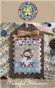 Cross Stitch Patterns, Peaceful Snowman by Annie Beez Folk Art