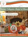 Pattern, Autumn Cottagecore Basket Of Blooms by Anabella's Inc