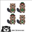 Pattern, Blinky the Beaver BUDDIES - Christmas Tree Ornament by Cross Stitch Wonders