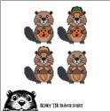 Pattern, Blinky the Beaver BUDDIES - Halloween and Fall by Cross Stitch Wonders