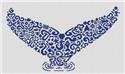 Pattern, Tribal Whale Tail by White Willow Stitching