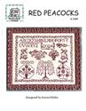 Pattern, Red Peacocks by Rosewood Manor