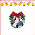 Pattern, Jingle Bell Ornament Series - Soccer Ball by Cross Stitch Wonders