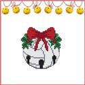 Pattern, Jingle Bell Ornament Series - Volleyball by Cross Stitch Wonders