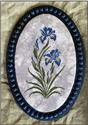 Pattern, Blue Iris by Keslyn's