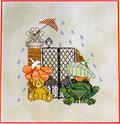 Pattern, April Showers By The Garden Gate by MarNic Designs