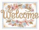 Pattern, Seashell Welcome by Imaginating