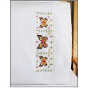 Butterfly Garden Pillowcase Stamped Kit