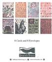 Pattern, Sampler Notecards Assortment Pack (8 cards) by Birds of a Feather