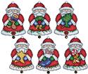 Kit, Santa Ornaments Plastic Canvas Kit by Design Works