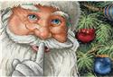 Kit, Santa's Secret Counted Cross Stitch Kit by Dimensions