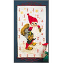 Kit, Advent Calendar Santa With Lantern by Permin