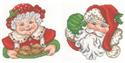 Pattern, Mr. & Mrs. Claus by Imaginating