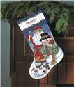 Kit, Santa & Snowman Stocking by Dimensions