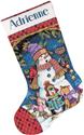 Cute Carolers Stocking