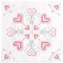 Interlocking XX Hearts (Quilt Blocks)