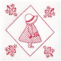 Stamped Stitchable, Sunbonnet Sue (Quilt Blocks) by Jack Dempsey