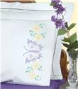Stamped Stitchable, Cross-Stitch Butterfly (Perle Edge Pillowcase) by Jack Dempsey