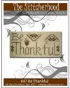 Be Thankful