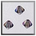 Beads, Buttons & Charm, 13073 - Rondele Black Diamond AB by Mill Hill