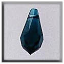 Beads, Buttons & Charm, 13053 - Very Small Teardrop Emerald AB by Mill Hill