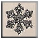 Beads, Buttons & Charm, 12035 - Small Snowflake Crystal Bright by Mill Hill