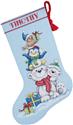 Kit, Stack Of Critters Stocking by Dimensions
