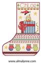Pattern, Here Kitty Stocking by Alma Lynne Designs