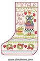 Deck the Halls Stocking