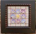 Pattern, Alphabet Baubles - V is for Violet by Samsarah Design Studio
