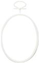 Supply, Just-A-Frame Mini Oval White 2-1/4 X 2-3/4 2/Pkg by Janlynn