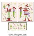 Pattern, Mr. & Mrs. Santa Longstockings by Alma Lynne Designs