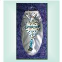 Pattern, Royal Teal Heirloom Ornament by Pine Glen Designs