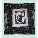 Pattern, Cat with Butterfly Silhouette by Pine Glen Designs